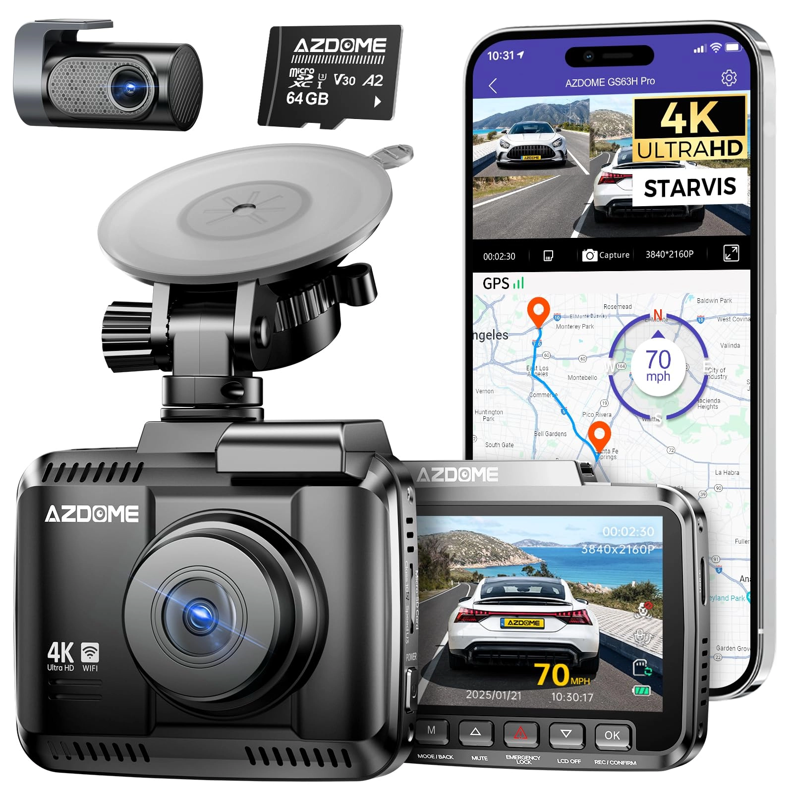 AZDOME Tech GS63H Pro 4K