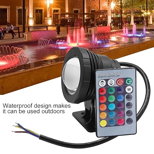 RGB LED Waterproof Underwater Light - 60°