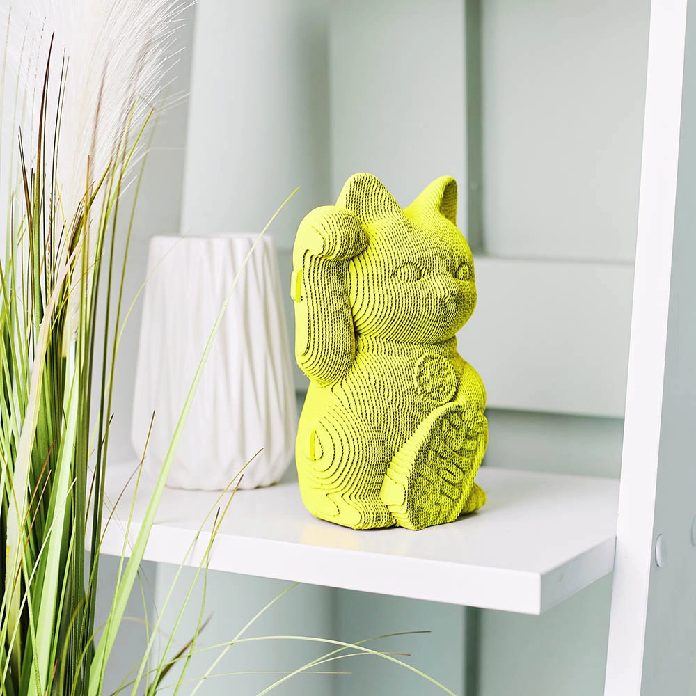 Lucky Cat 3D Puzzle (7529-CARTLUCK) - 93 pcs