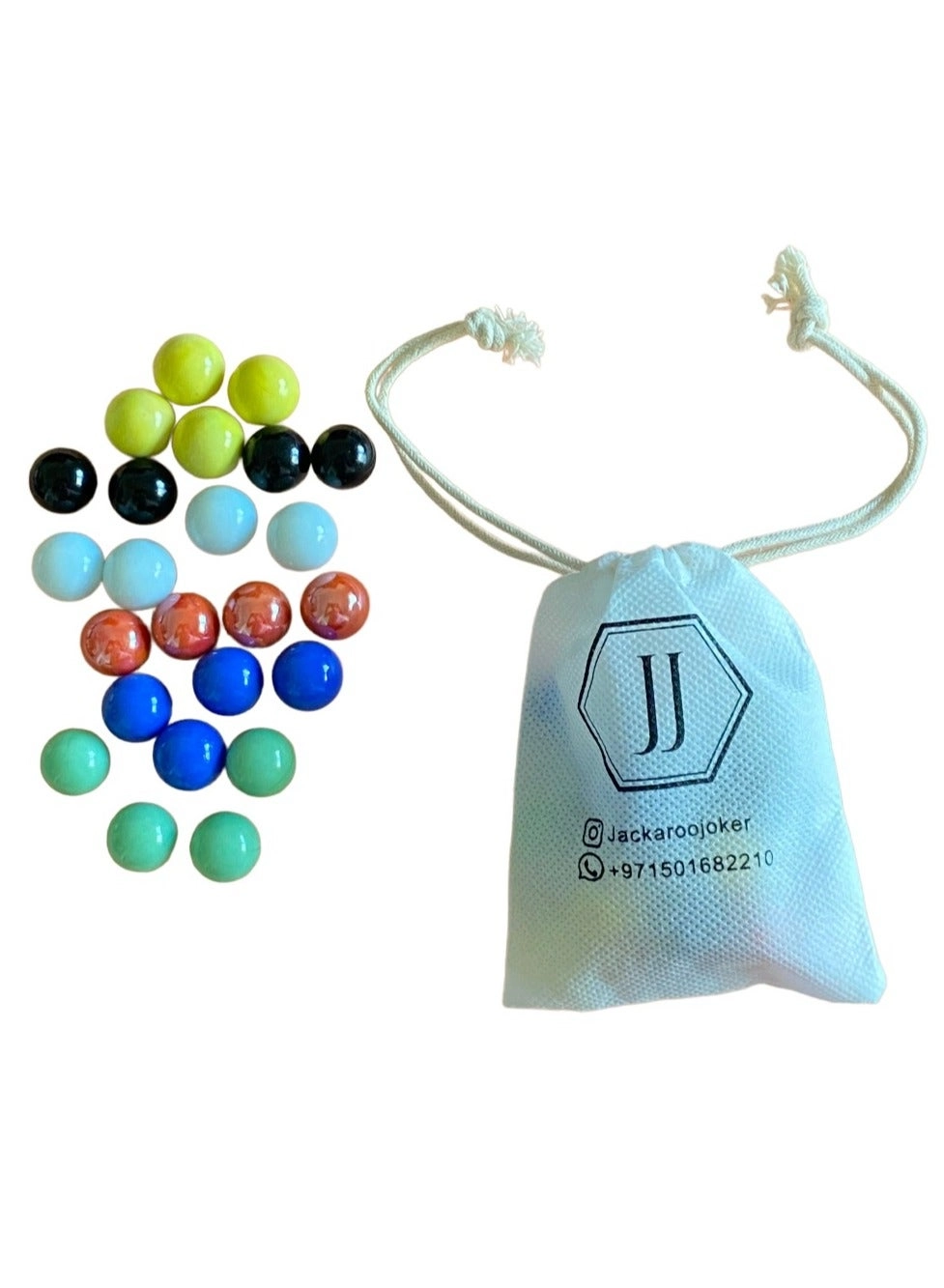 JACKAROOJOKER J.Marbles - 6 Sets 24 pcs
