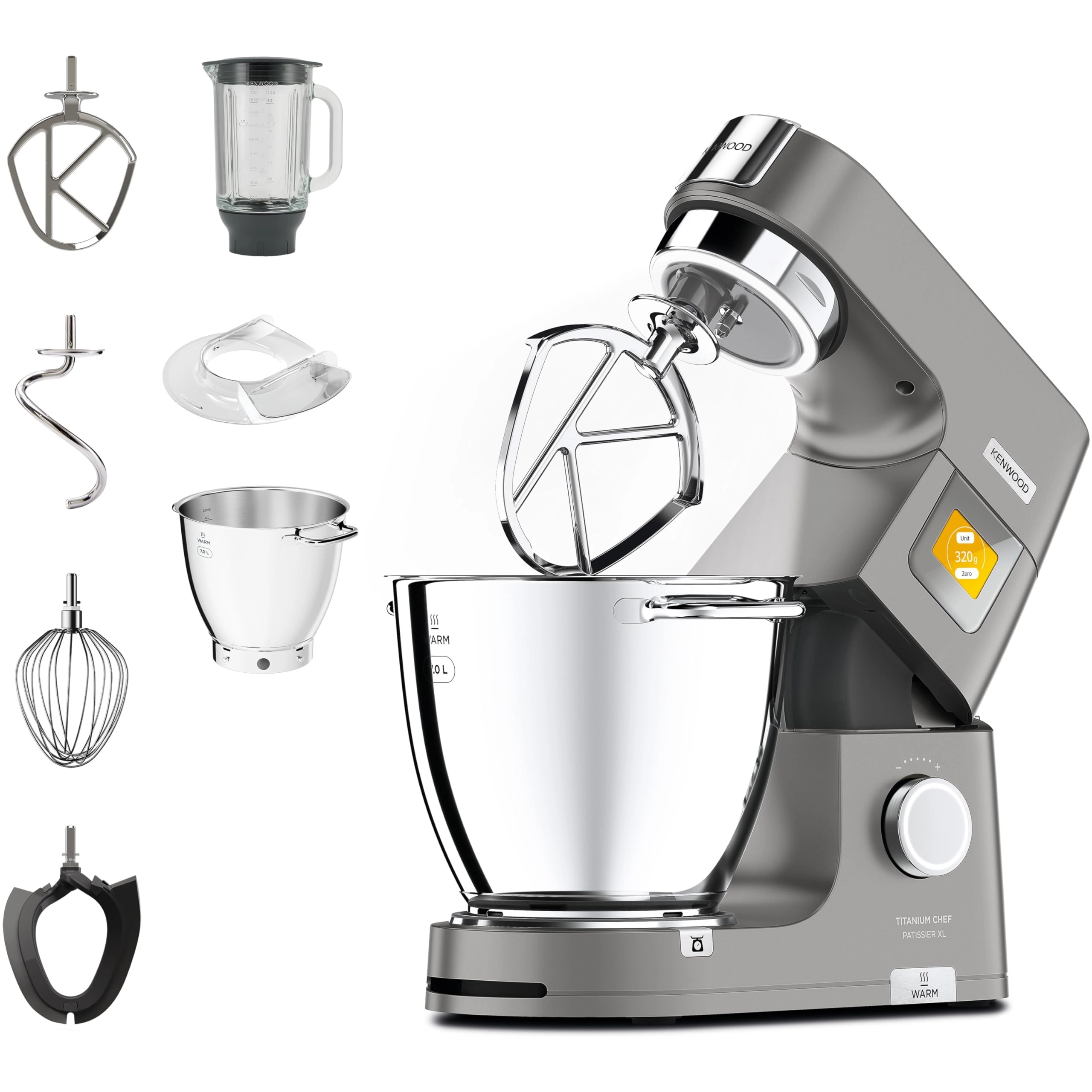 De’Longhi Titanium Chef Patissier XL - 7 liters 1400W