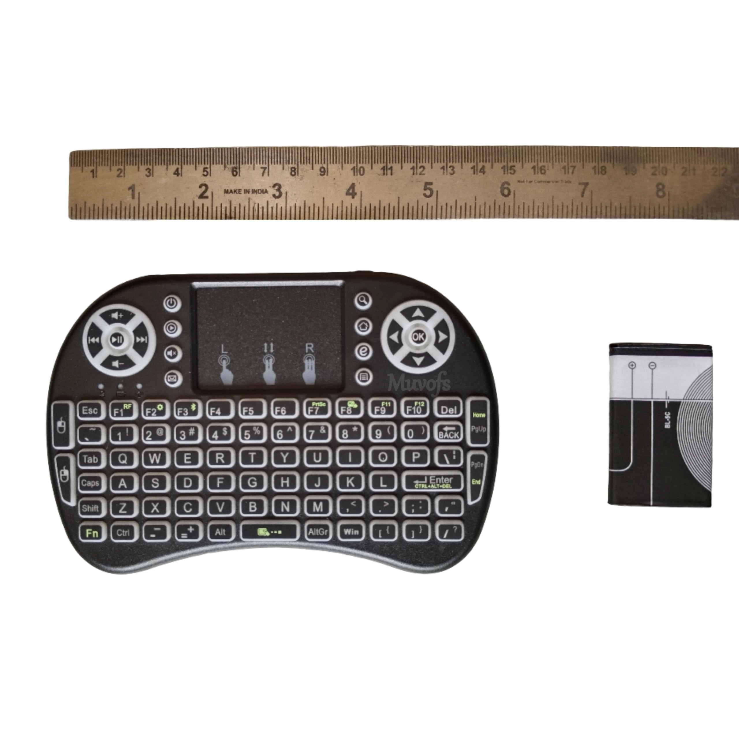 Mini Wireless Keyboard with Touchpad - Bluetooth