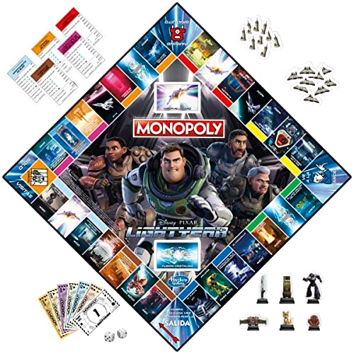 Monopoly: Disney and Pixar's Lightyear Edition - Board Game