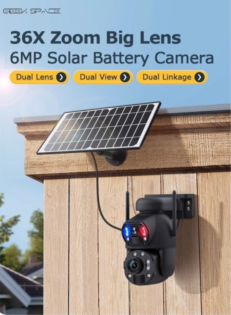 36X Optical Zoom 4G Lte Cellular Security Camera