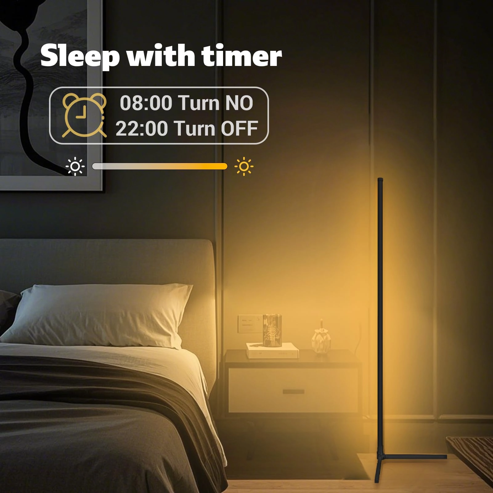 LED Corner Floor Lamp - 1.0 Count E26