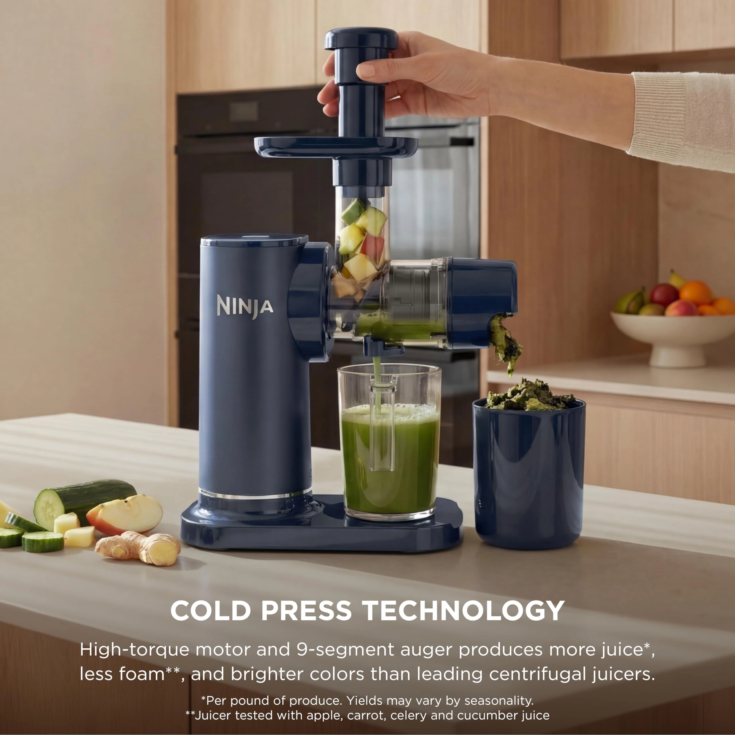 NeverClog Cold Press Juicer - 150W 24 oz.