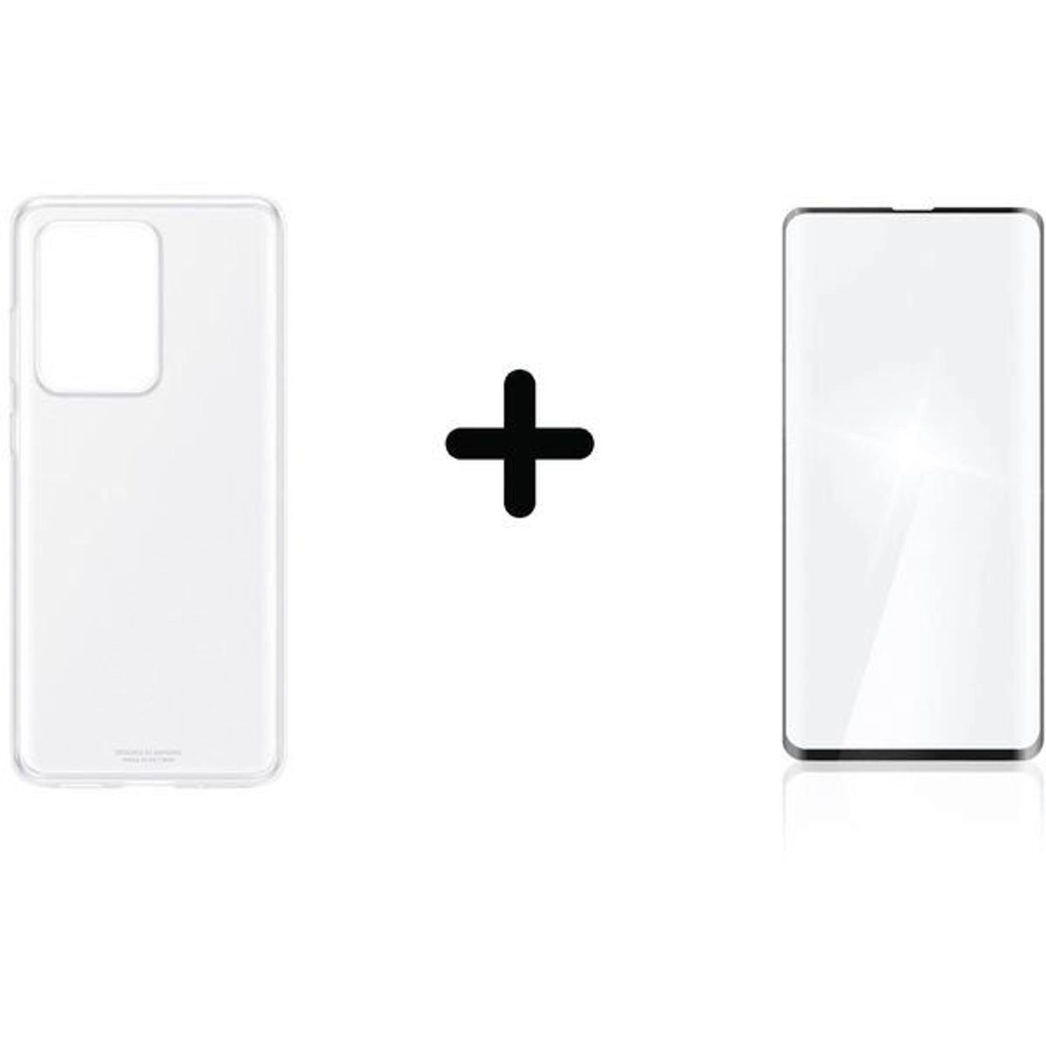 glassology Case W/ Screen Protector Protective Cover for Galaxy S21 Ultra