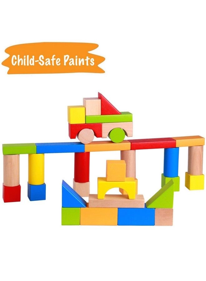 Wooden Blocks - 100 pcs