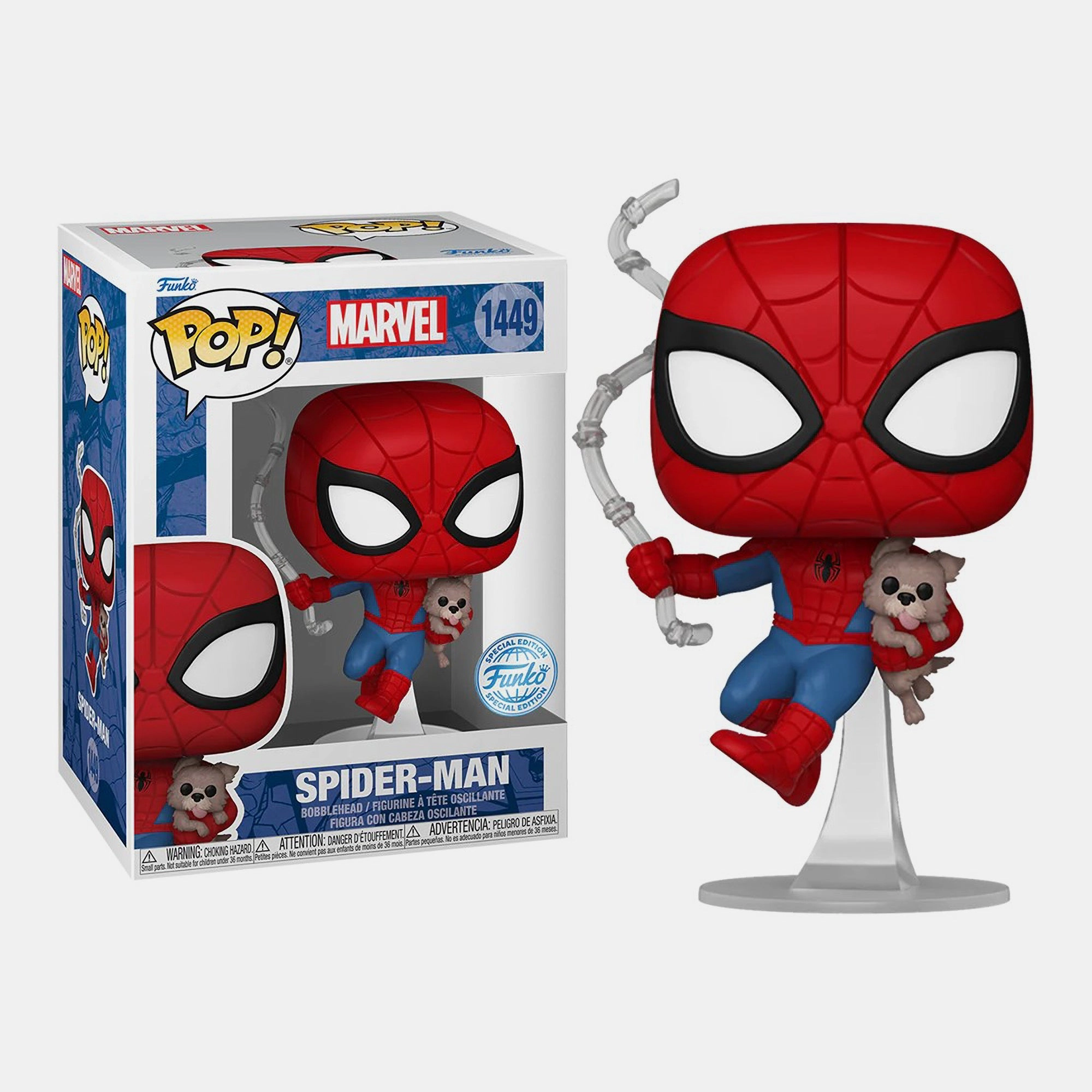 FUNKO Pop! Marvel: Spider-Man – Spidey With Sandwich (Dog) - 16cm (Fu85244)