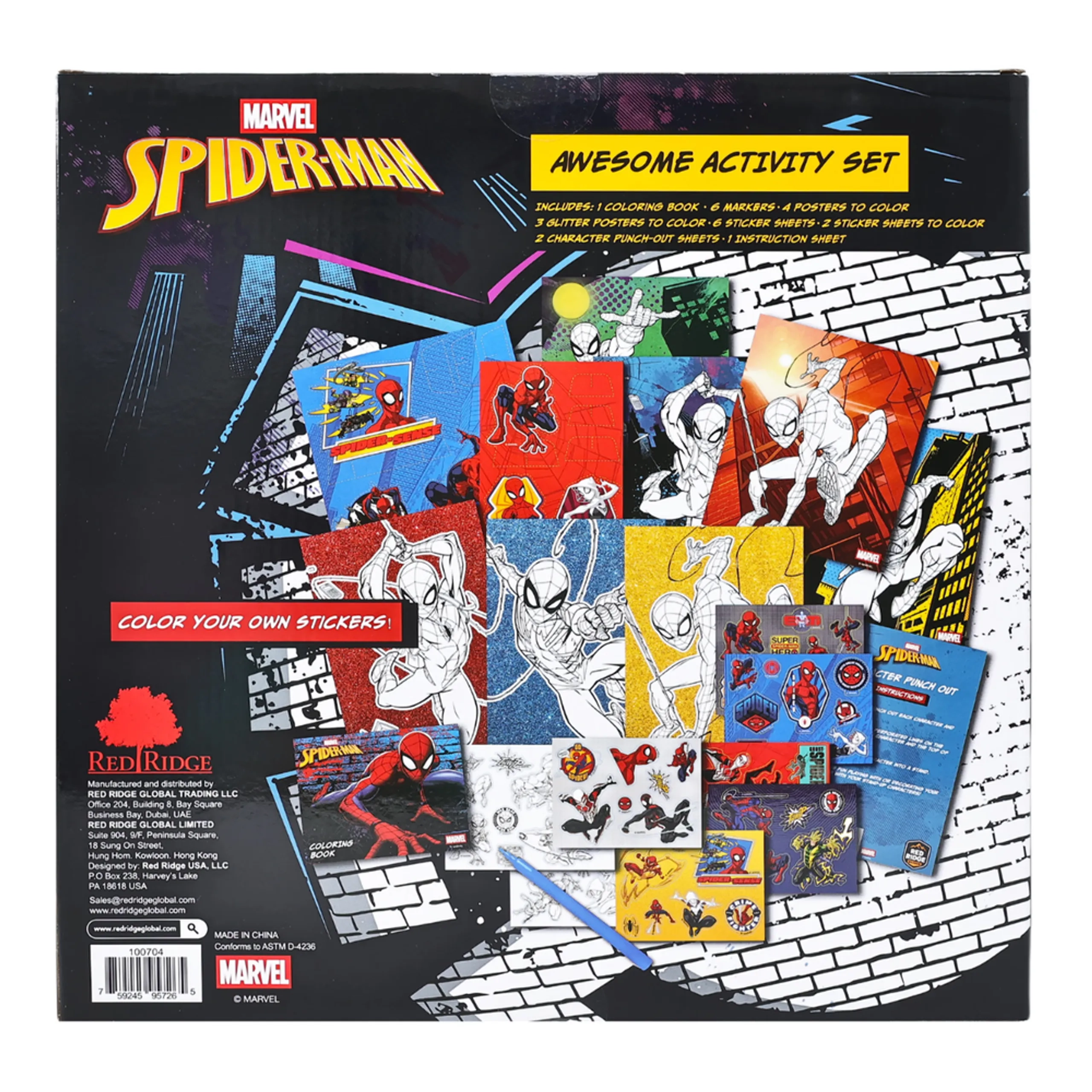 Spider-Man Hours Of Fun Awesome Activity Set - 3+ years