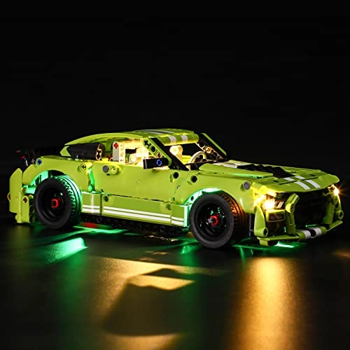 Led Lighting Kit for LEGO Technic Ford Mustang Shelby GT500 Car Set 42138