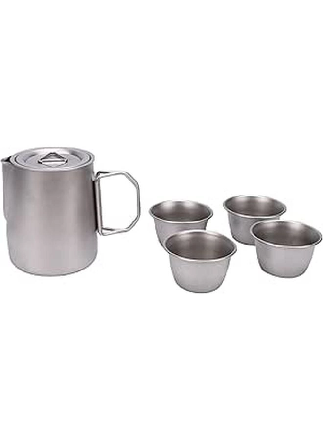 Asixxsix Stainless Steel Tea Set