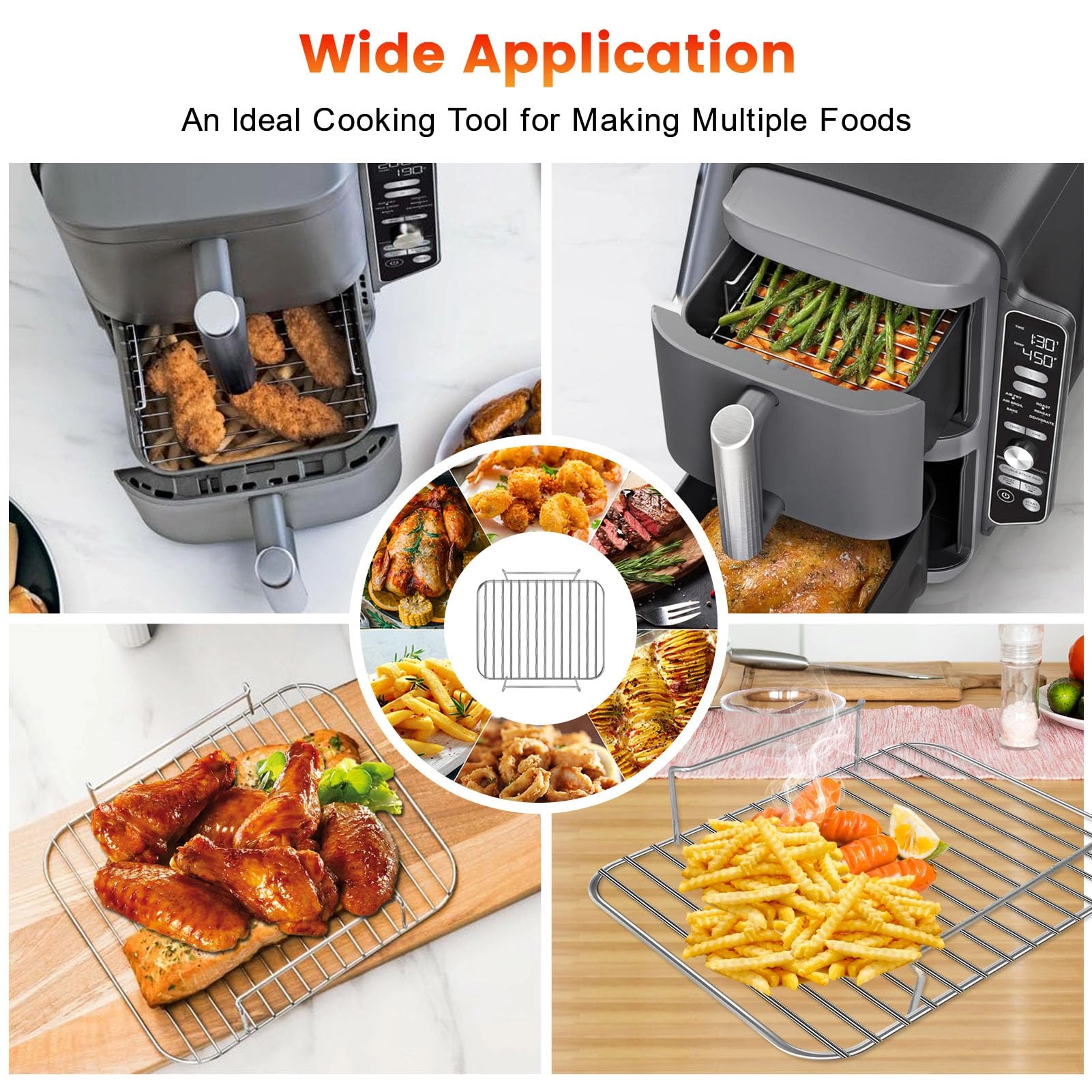 Air Fryer Rack - Stainless Steel 1 piece