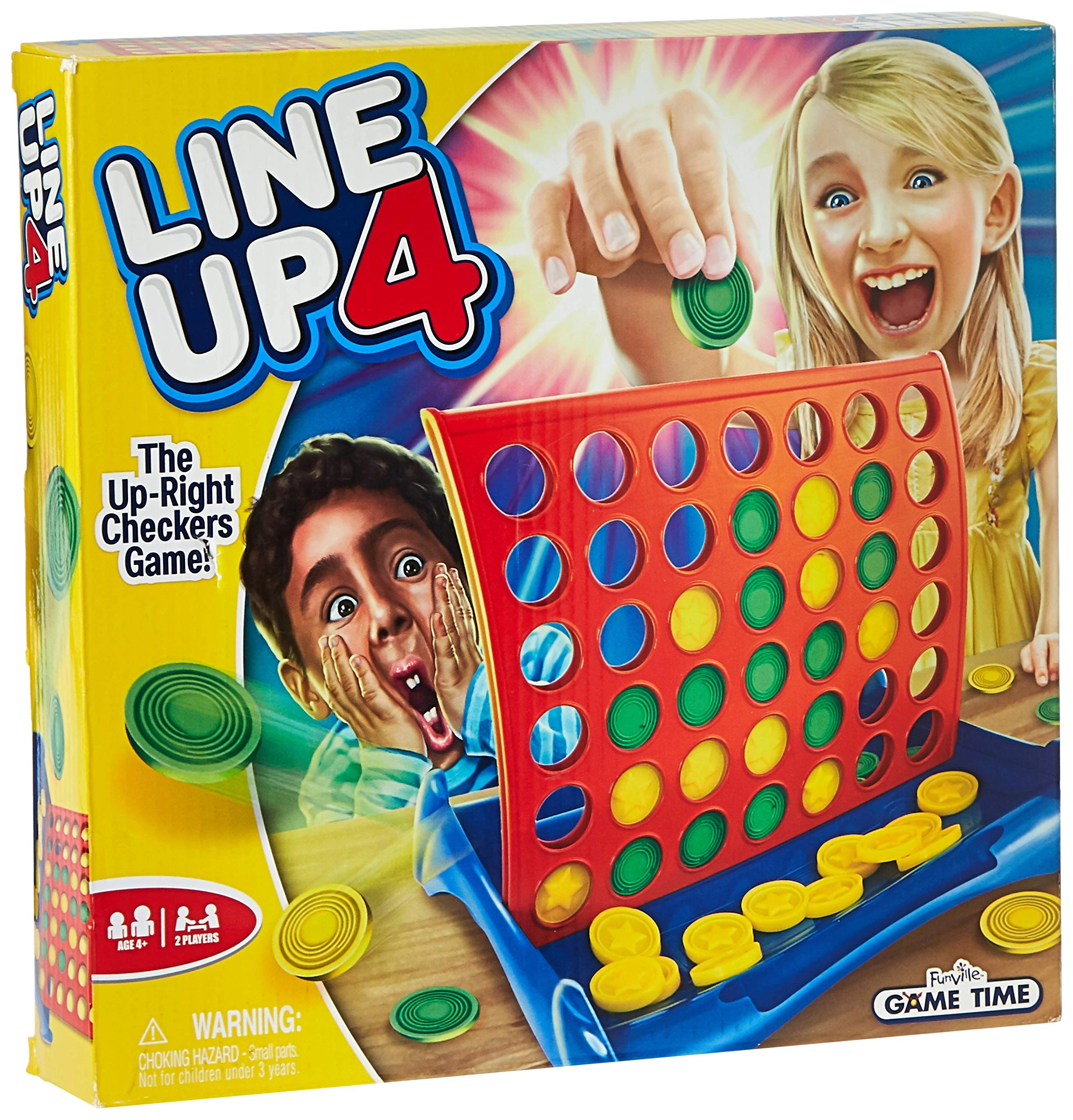 Funville Game Time Line Up 4 Puzzle (A2003417) - 100 pcs