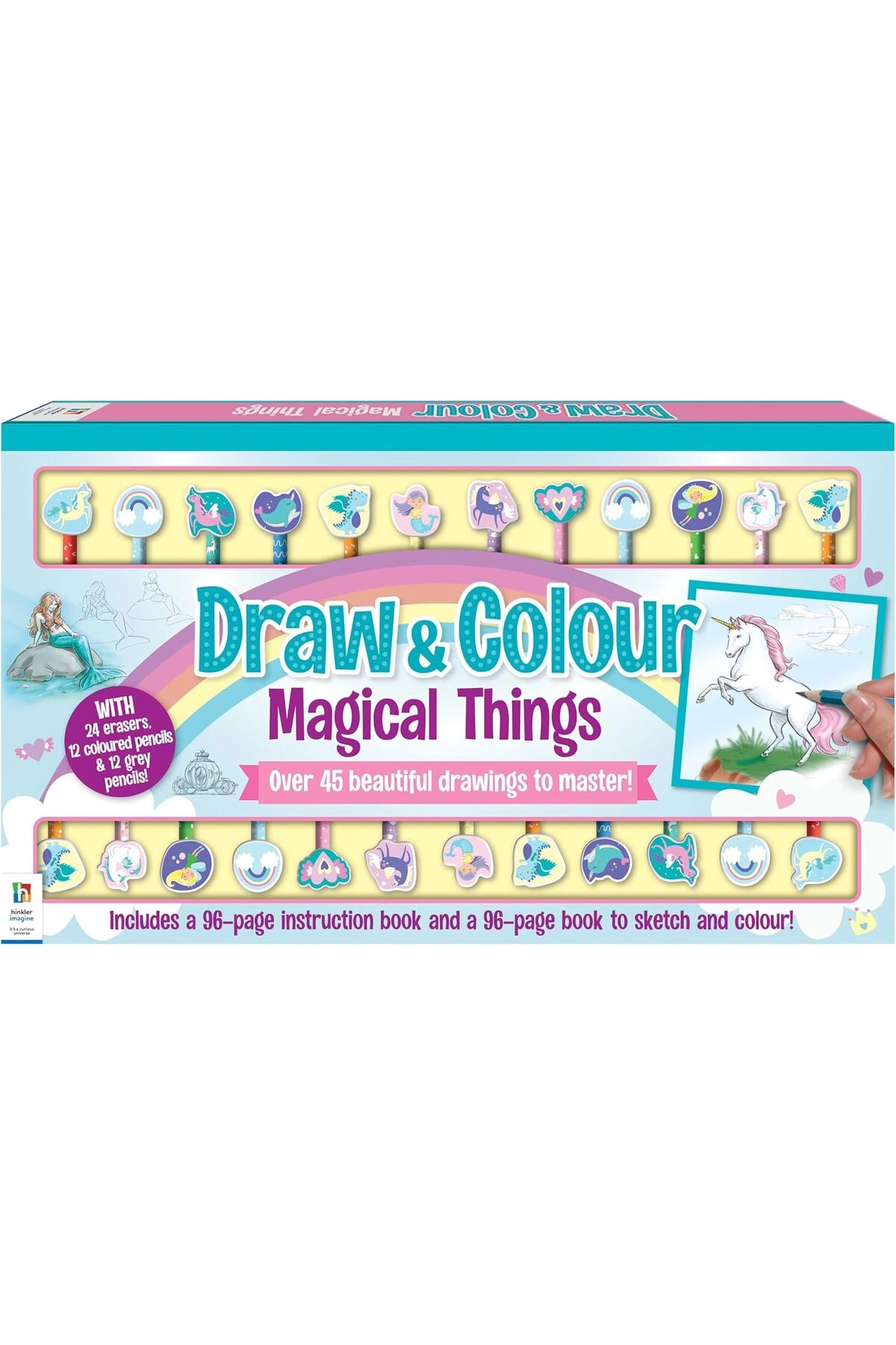 COLOR LAND CHILDRENS TOYS CENTER LLC Draw and Colour Magical Things - 24