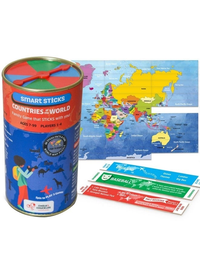 Smart Sticks + World Map Puzzle
