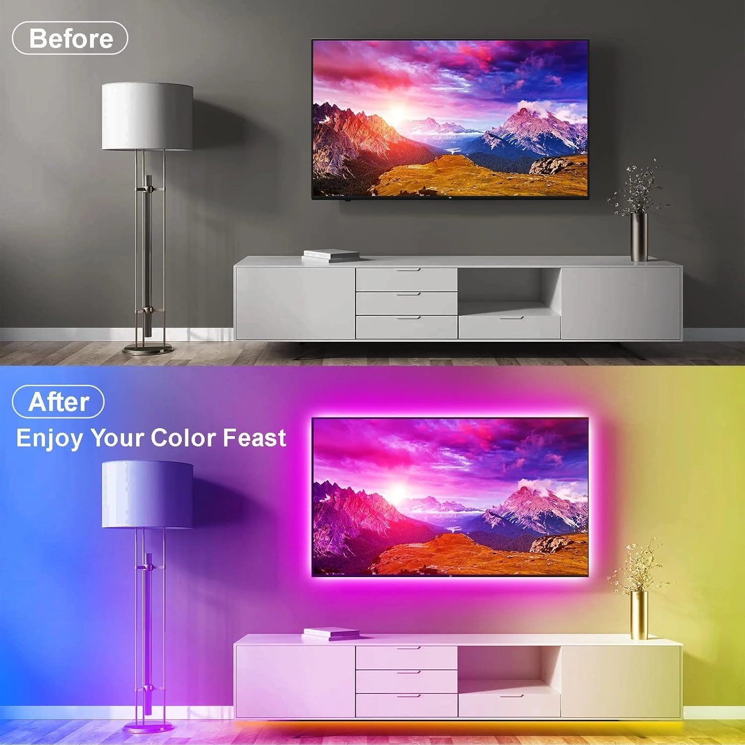 LED Strip Lights - 13.2 Feet