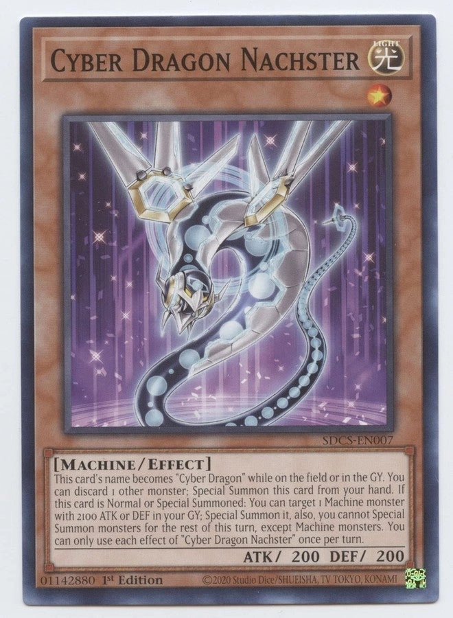 Yu-Gi-Oh! Cyber Dragon Nachster SDCS-EN007 - 1st Edition