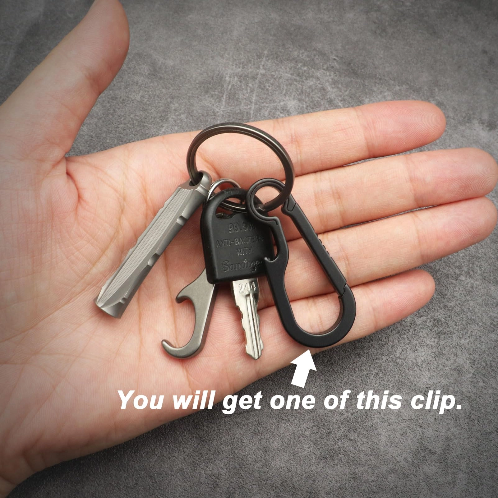 Carabiner Keychain - Space