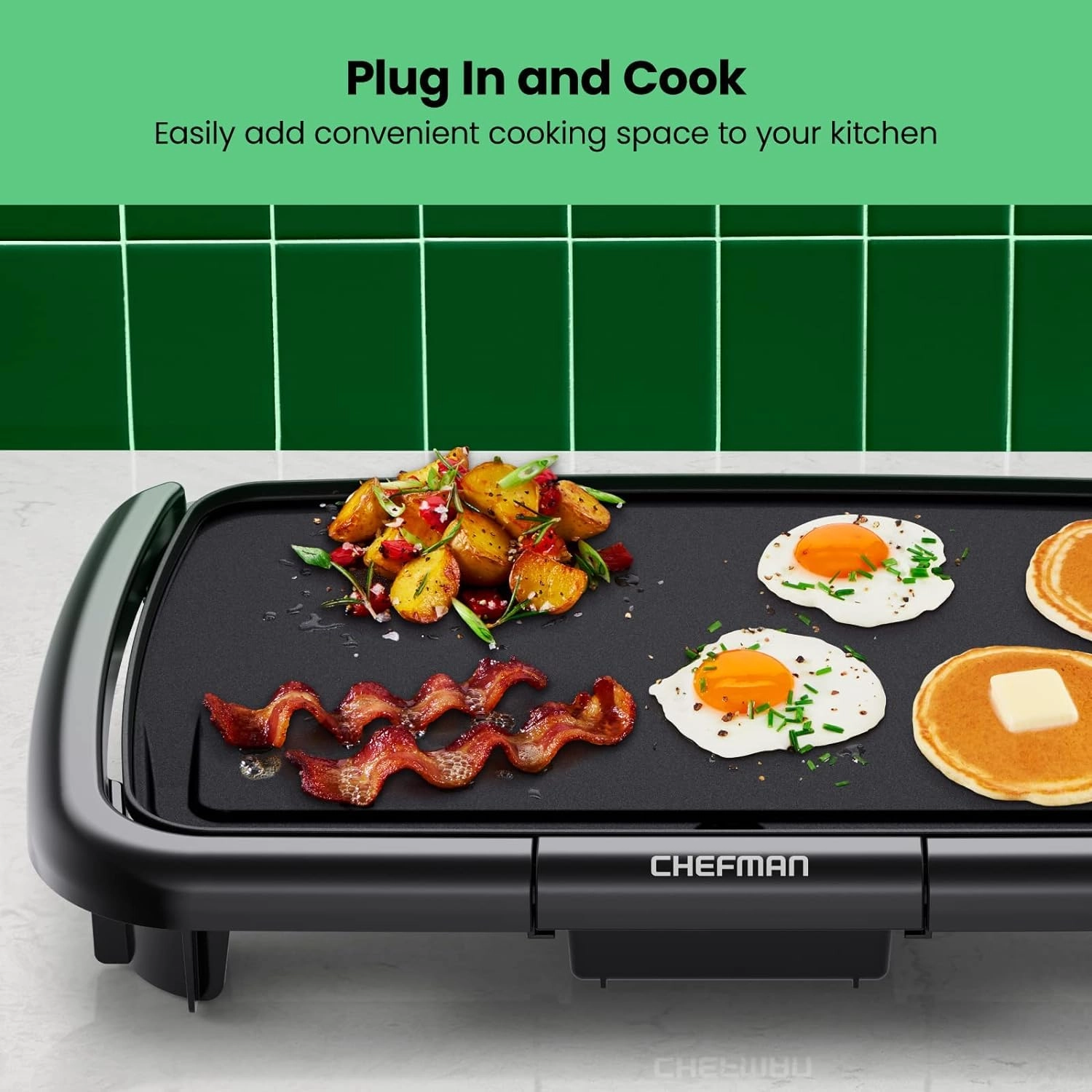 Electric Griddle - 16" 210 sq. Inch 1200 watts