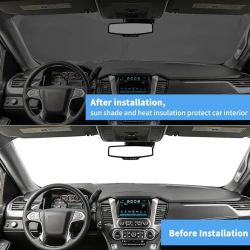 Windshield Sun Shade - Chevrolet Tahoe 2021|2022|2023|2024|2025
