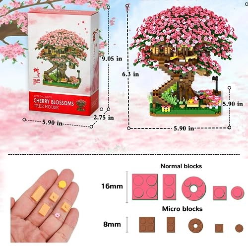 Cherry Blossom Bonsai Tree - Cherry Blossom 2138pcs