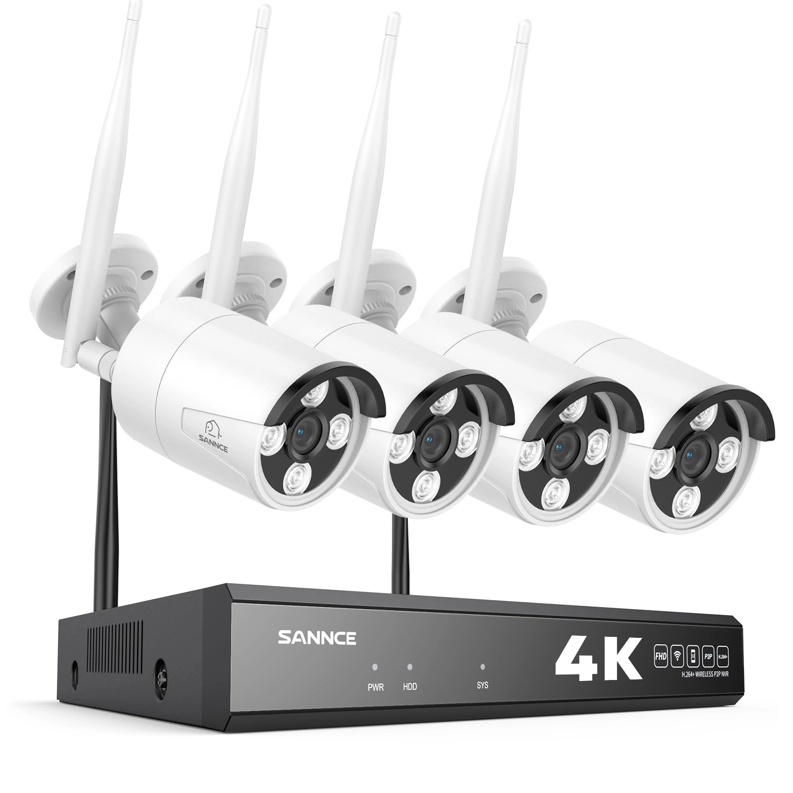 NVR Wireless Security Camera System - 16 channels