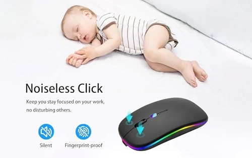 Vertical Ergonomic Optical Mouse - Bluetooth Wi-Fi