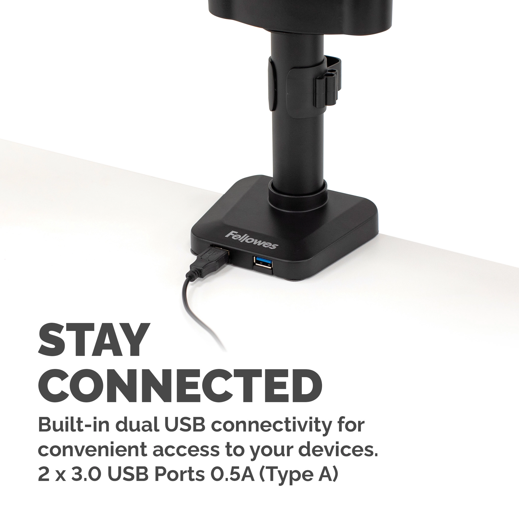 Platinum Series Triple Monitor Arm - 27Inch