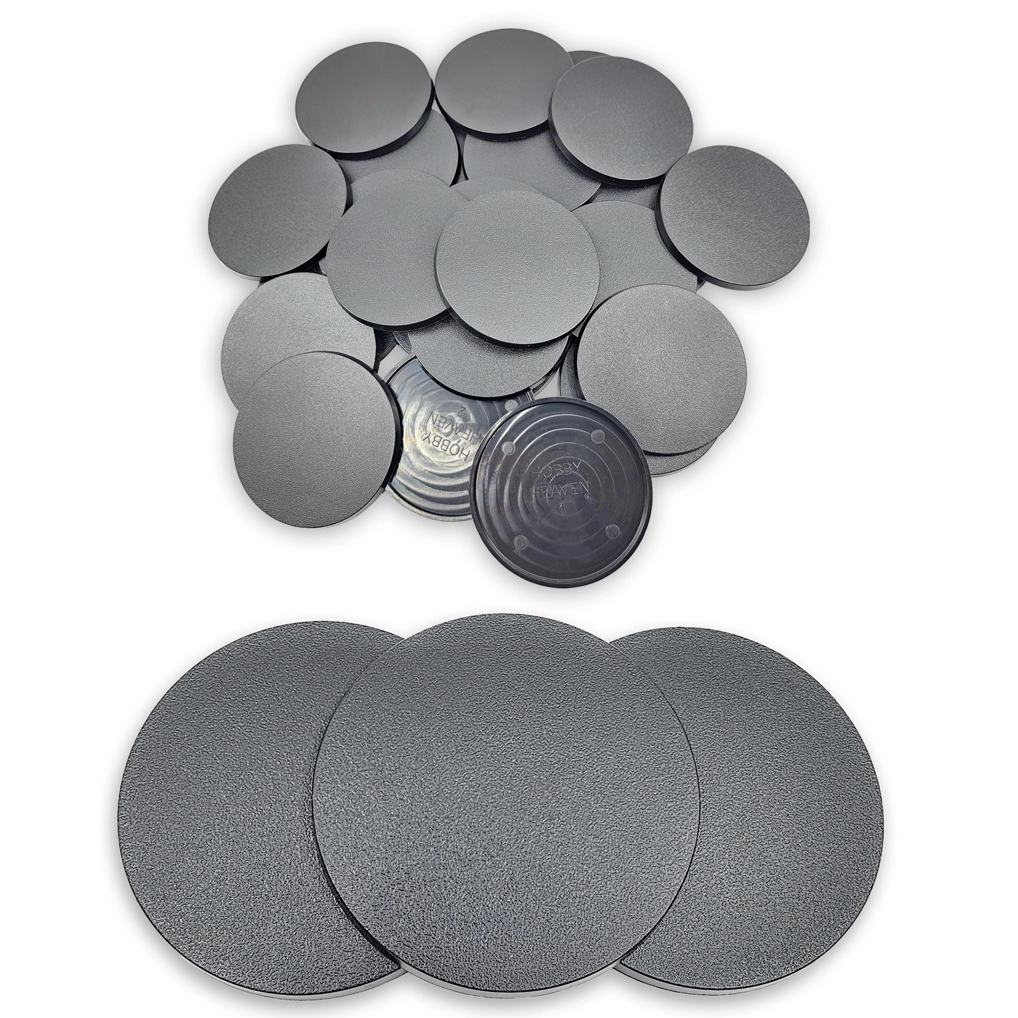 80mm Round Plastic Bases - 1 pc