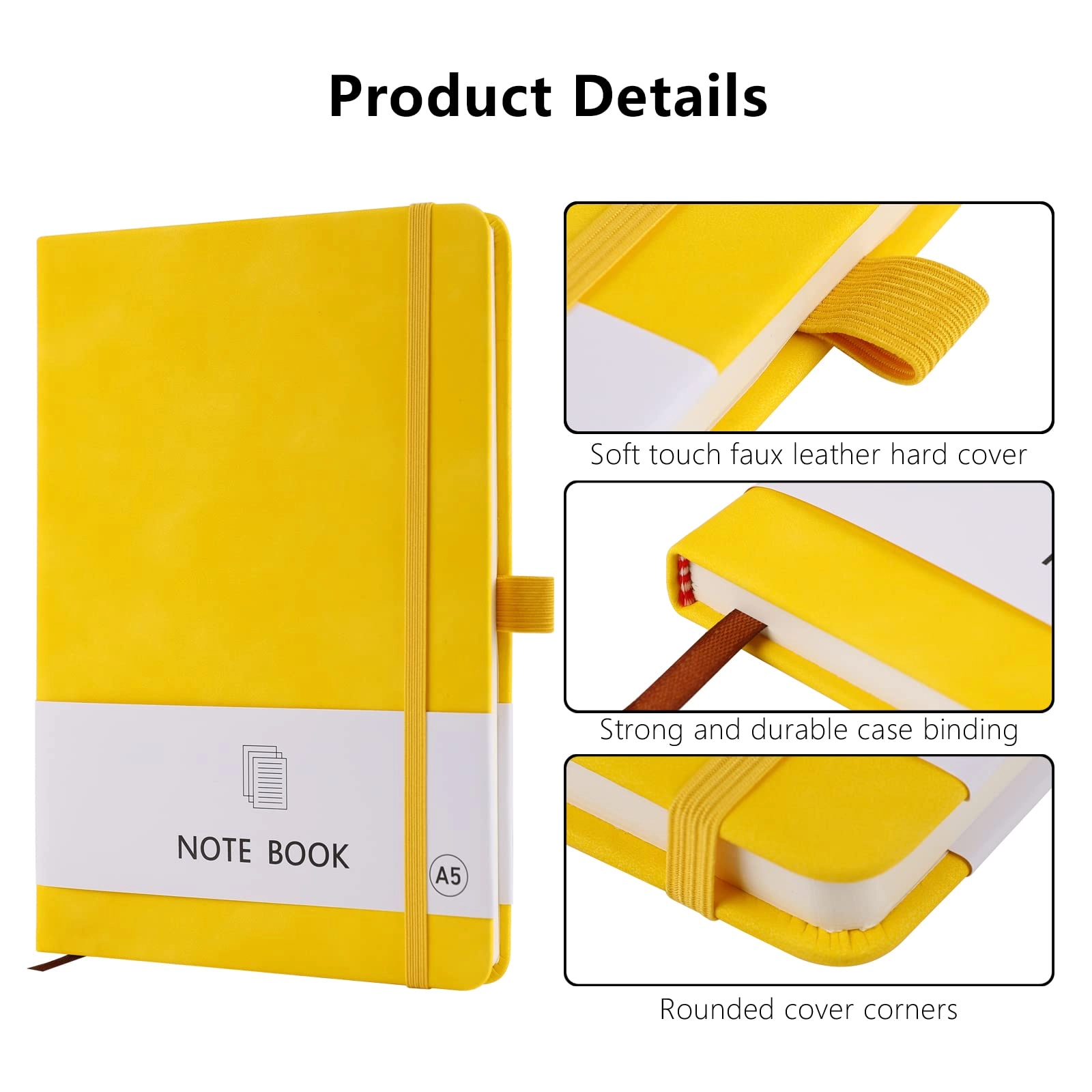 Notebook A5 Hardcover - Lined 200 Pages