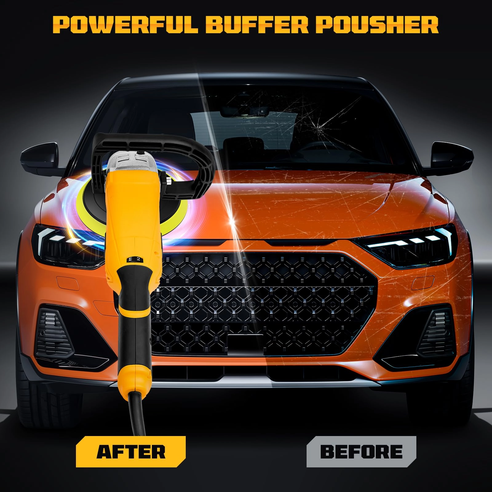 Car Polisher - 1600W 5/6/7 Inch