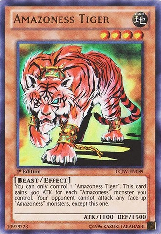 Yu-Gi-Oh! Amazoness Tiger LCJW-EN089