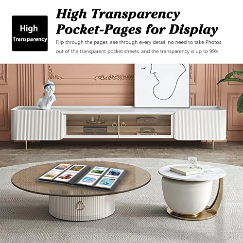 3.4 x 2.8" 288 Pockets Polypropylene Photo Album