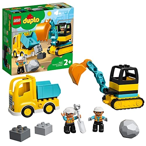 Construction Truck and Tracked Excavator (10931)