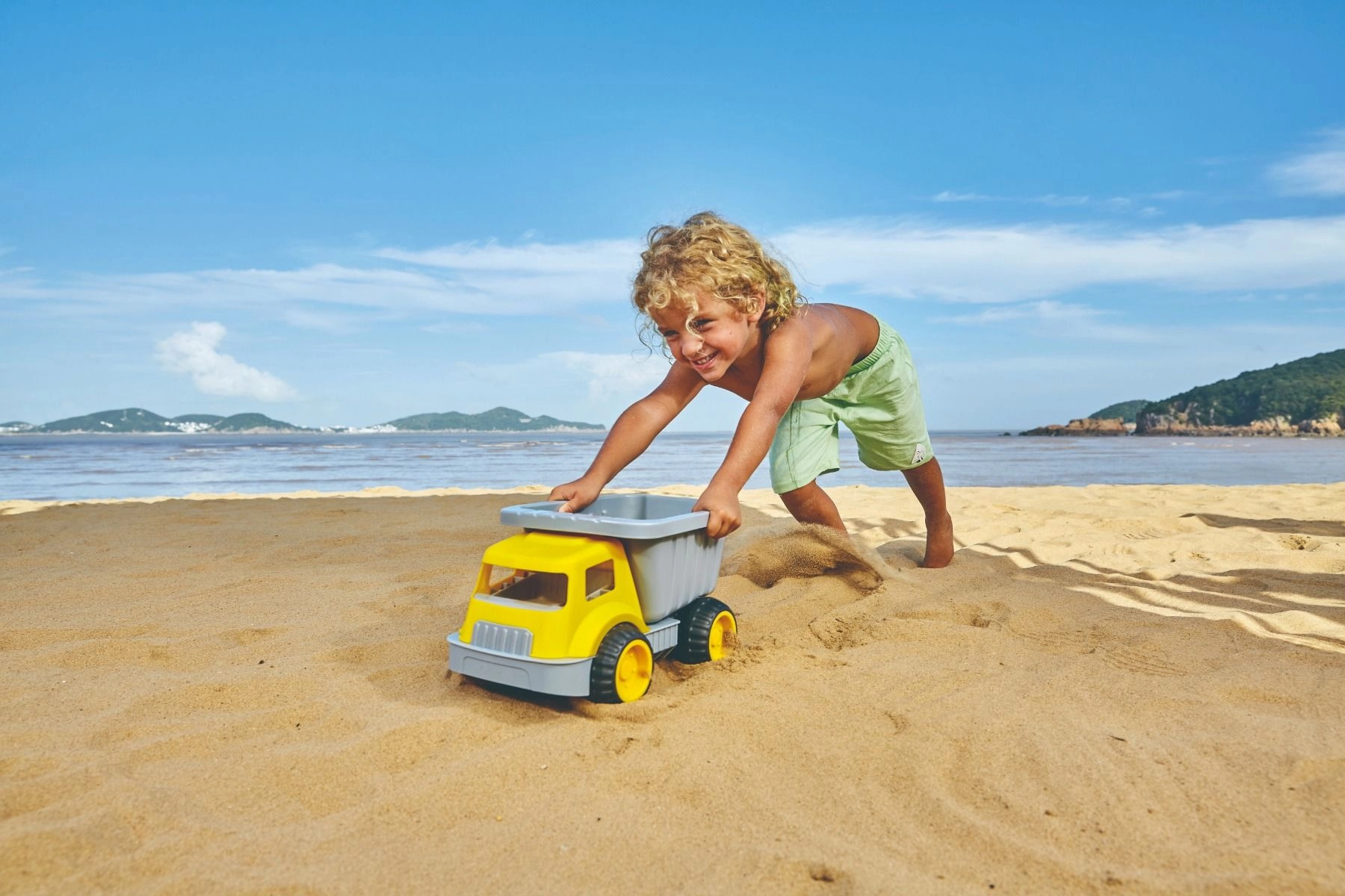 Load And Tote Dump Truck - 18 Months Yellow