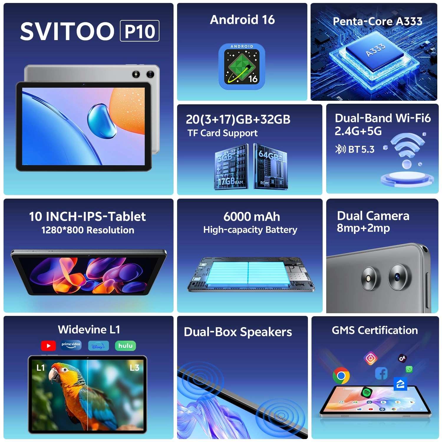 Tab 10 - 20GB 10 Inch 32GB