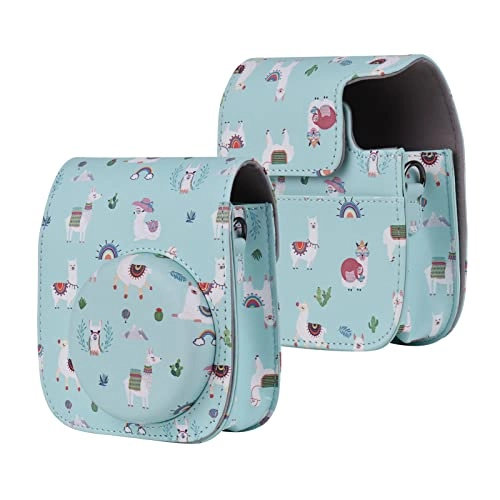 Instant Camera Accessories Kit + Camera Bag + Camera Strap + Photo Album + Photo Clips + Photo Frame + Hanging String + Stickers + Pen + Filt - 12-in-1 leather