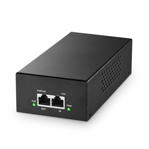 2.5 Gigabit PoE+ Injector - 48V 90W 2 802.3af/at/bt 100/1000/2500Mbps