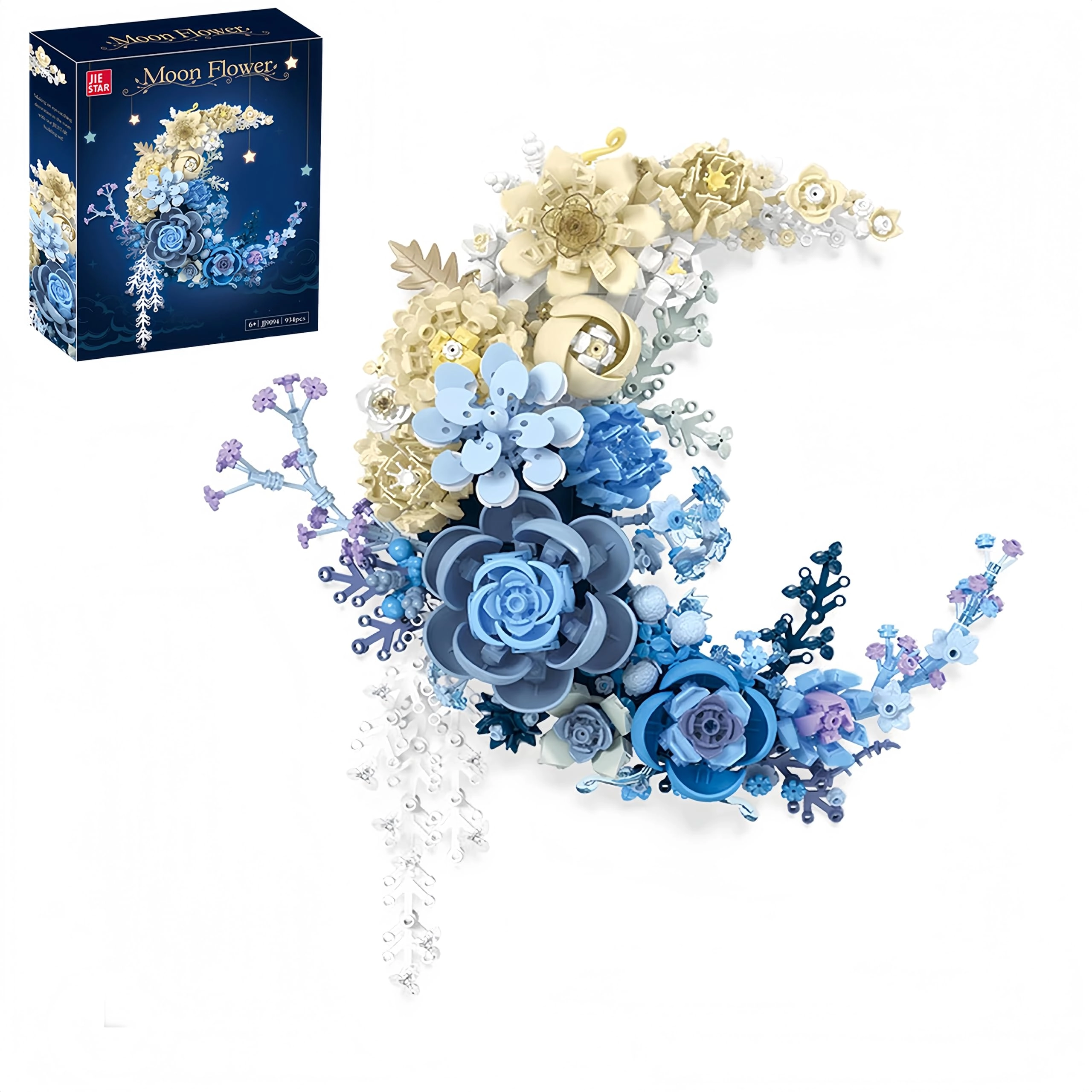 GUANGDONG JIEXING TOYS INDUSTRIAL CO.,LTD Moon Flower Brick Building Set - Moon Flower 934pcs Architecture