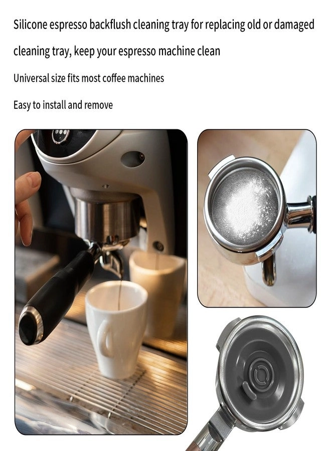 Espresso Machine Cleaning Disc - 2pcs 54mm/2.13in 16 cleaning tablets