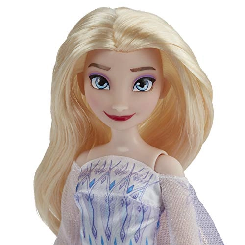 Queen Elsa Fashion Doll - Plastic Blonde Hair Frozen 2 Ages 3+