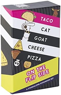 MZA STORES Taco Cat Goat Cheese Pizza On The Flip Side - Standalone Expansion Set 10-15 Min Age 7 2-8 Players