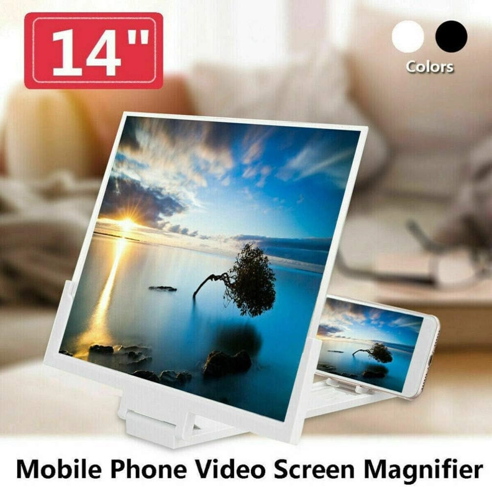 Foldable Phone Screen Magnifier - Adjustable 3D