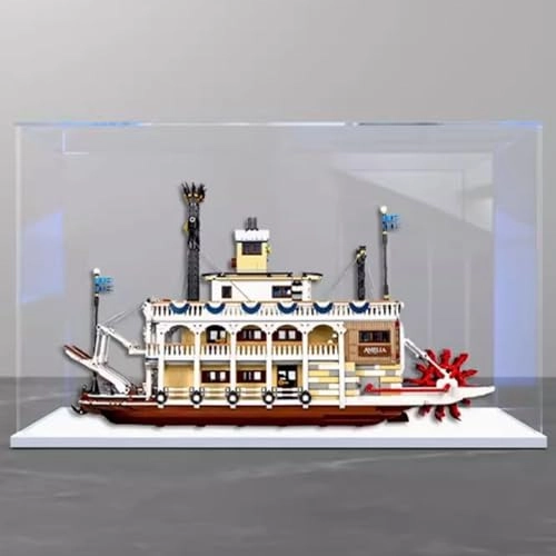 Display Case for LEGO 21356 Canal Steamers - Acrylic 3mm Transparent