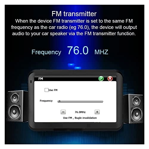 GPS Navigator - 4.3 inch 256MB+8GB South America Map 89465167451