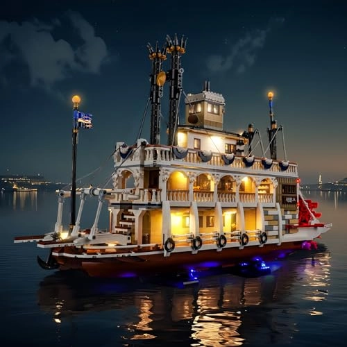 LED Light Set for LEGO River Steamboat 21356 - Copper Line