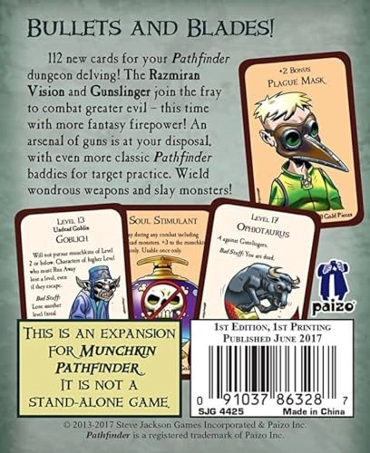 Munchkin Pathfinder 2 Guns And Razzes
