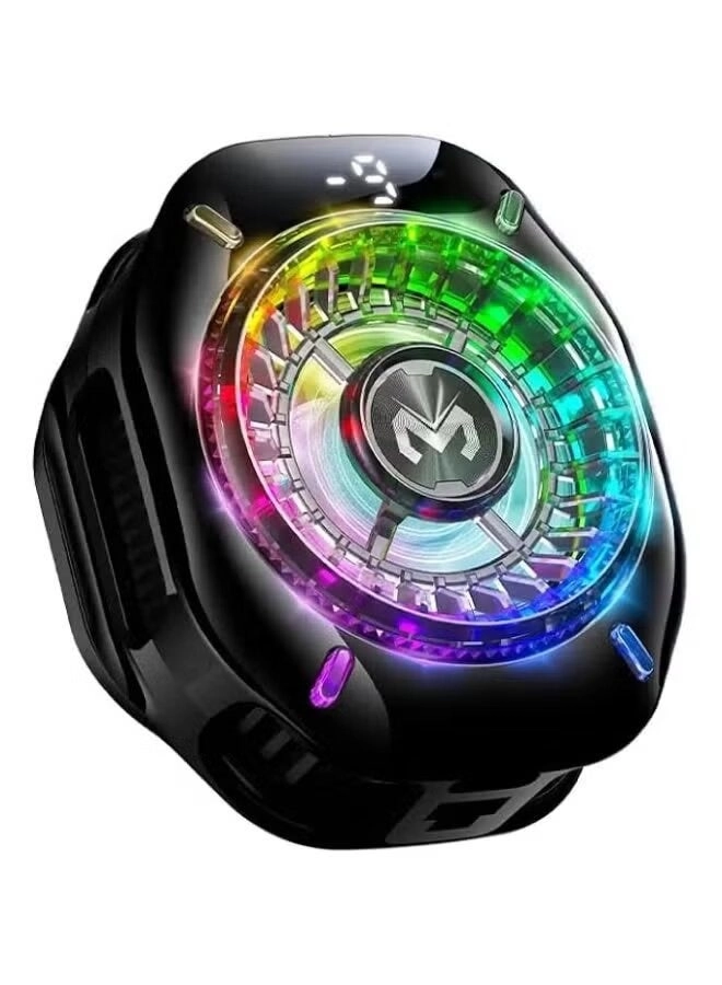 memo CX10 - Mobile Phone Cooling Fan AI Temperature Control RGB LED Lights