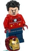 LEGO Marvel Super Heroes Iron Man in Festive Sweater Minifigure
